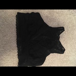Black lace aerie bra size small